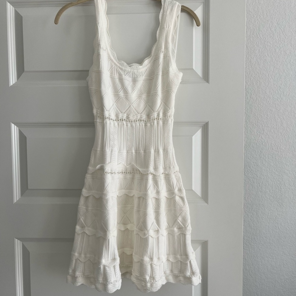 Petal & Pup Mini Cream Sweater Dress size Small